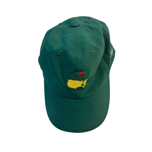 Master’s By American Needle Augusta National Golf Green Strapback Hat Metallic - Picture 1 of 8